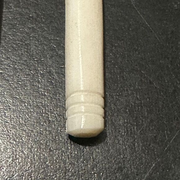 NWOT African Bone Dangling Round Carved Earrings - Picture 3 of 5